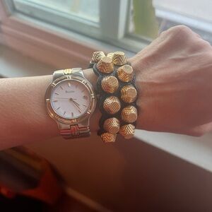 ✨ Balenciaga black and gold bracelet ✨